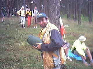 Marek na pierwszym postoju za Toruniem (Brzozie)