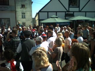 Nie tylko pielgrzymi uczestniczyli w tym powitaniu