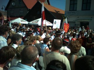 Czoło pielgrzymki góralskiej