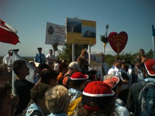 Teraz szybkie zdjęcie przed tablicą pamiątkową