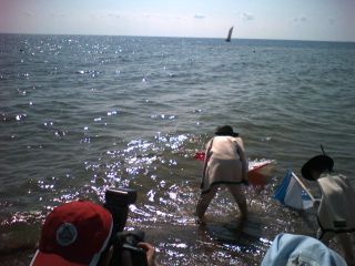 Symboliczne 'zaślubiny' gór z morzem