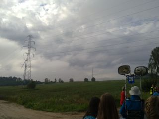 Ledwo widać śmigła wiatraków