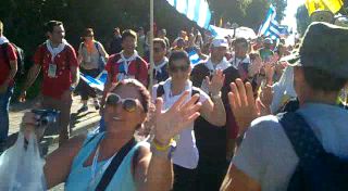 Mijanie się pielgrzymek za Częstochową – jaka radocha ze spotkania :-)