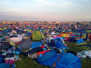 Wczesny ranek – widok na zachodni skrawek Campusu