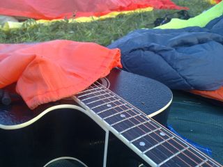 Nad ranem wilgość była taka, że na wszelkiej powierzchni się rosiła się woda (mój śpiwór po takim ranku był cały wilgotny)