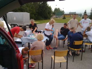 Nie pamiętam żeby kiedykolwiek punkt medyczny w Miedźnie był na boisku