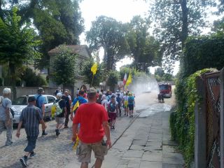 … jak również w samej Warcie przed wejściem do klasztoru sióstr Bernardynek