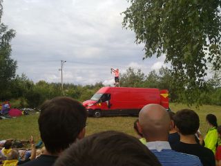 … będąc już na dachu furgonu, dlaczego by nie zrobić sobie selfie ;-)