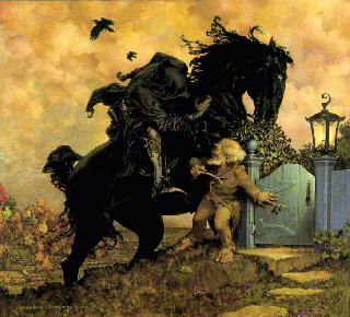 Stary Maggot i Czarny Jeździec